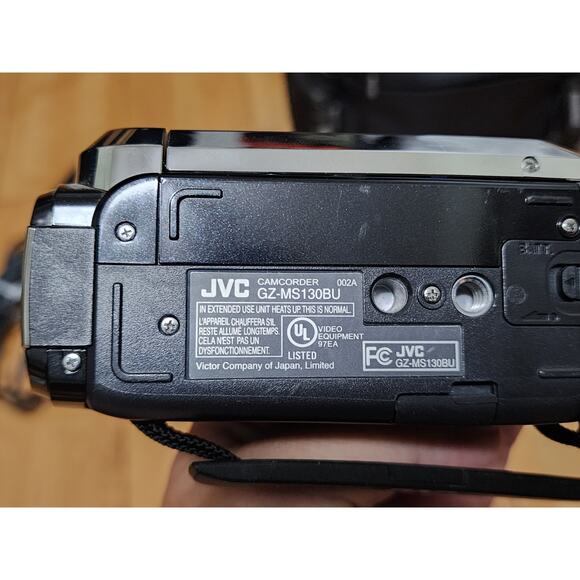 JVC GZ-MS130 MS130BU Digital Camcorder Video Camera Tested Working + Accessories - Picture 5 of 12